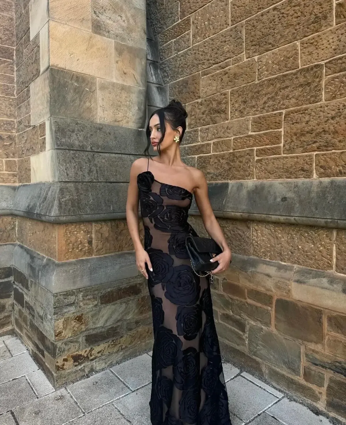 Arcina Ori Marcella Dress in Black Size XS/6 for rent on The Volte - main image