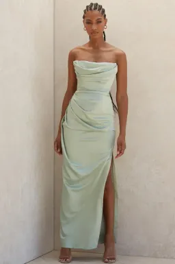 House of CB Adrienne Dress Size 6 in Sage for rent on The Volte - image 1