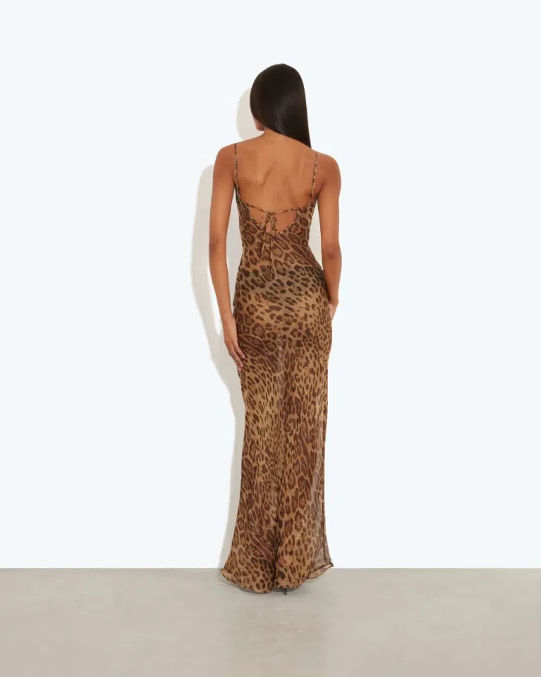 Rat & Boa Valentina Dress Leopard Print Size S / AU 8 for rent on The Volte - main image