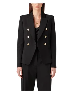 Camilla And Marc Dimmer Blazer Jacket In Blake Black | Size AU 8 for rent on The Volte - image 2