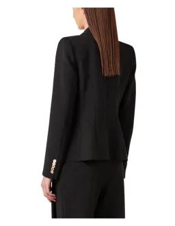 Camilla And Marc Dimmer Blazer Jacket In Blake Black | Size AU 8 for rent on The Volte - image 3