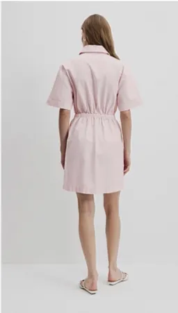 Country Road cinched mini dress meringue pink for rent on The Volte - image 3