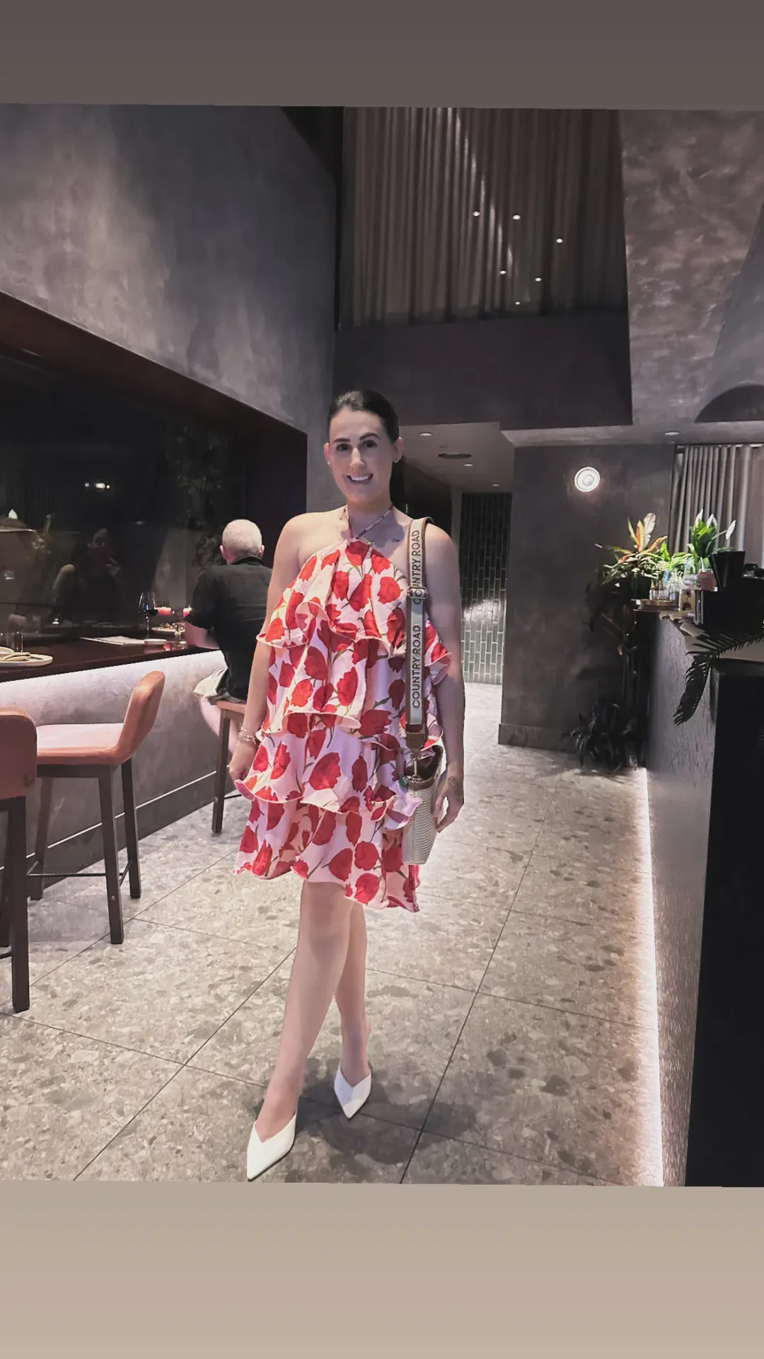 ELLIATT Melia Halter mini dress  for rent on The Volte - main image