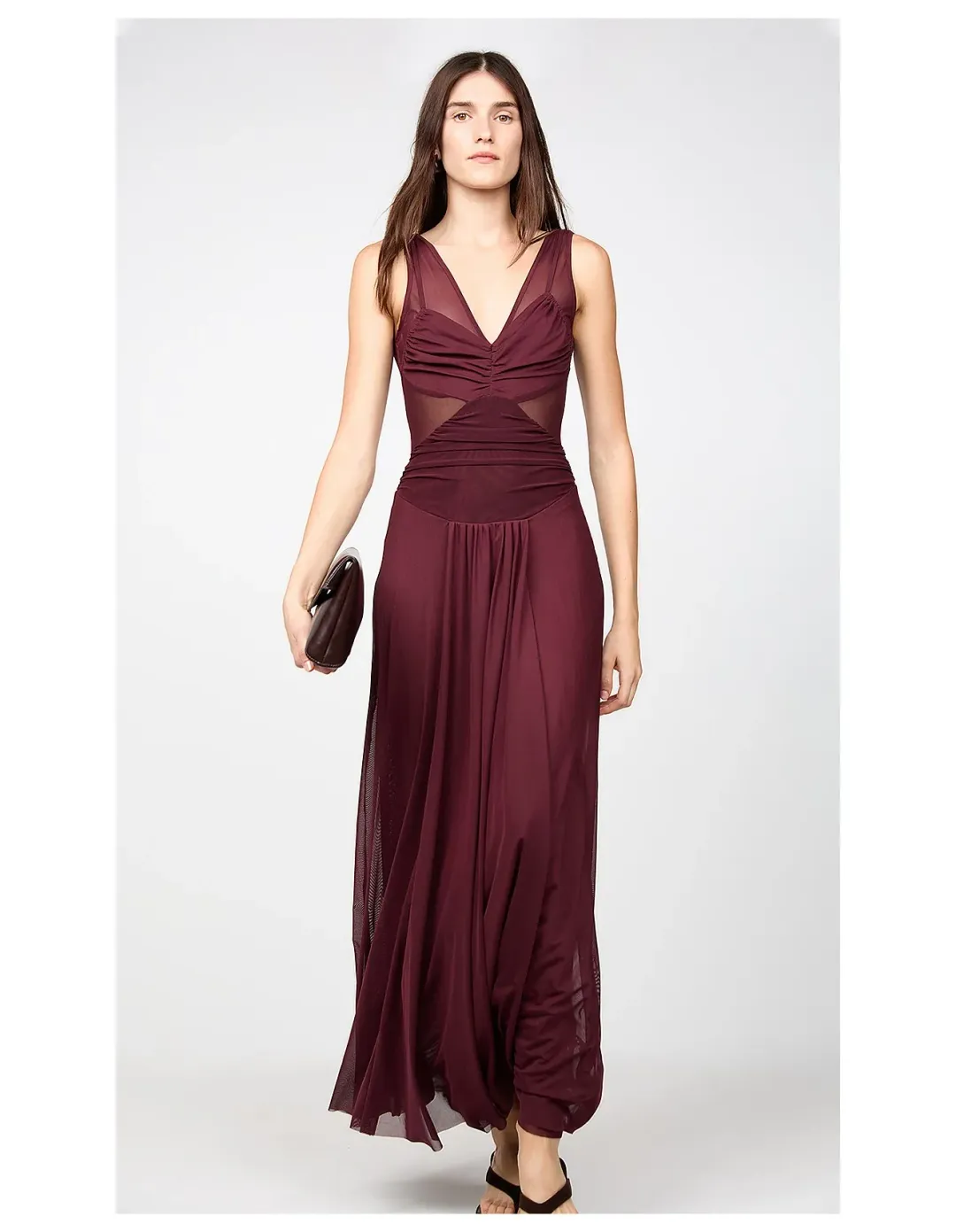 Bec Bridge Jimena Maxi Dress Plum Size 8 for rent on The Volte - main image