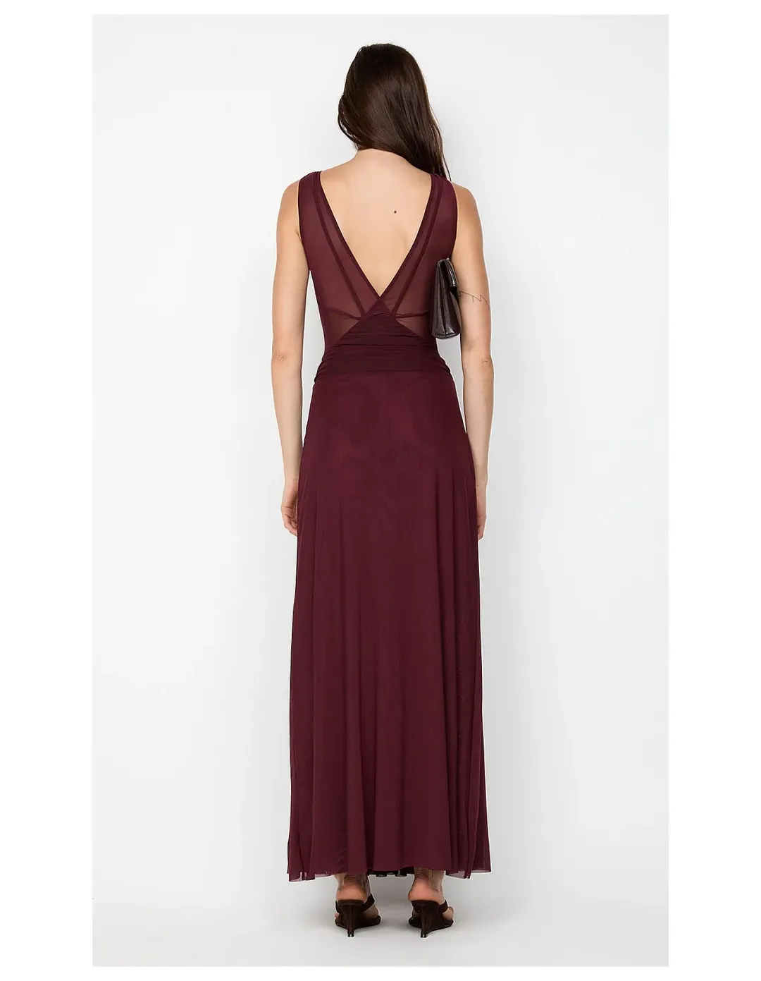 Bec Bridge Jimena Maxi Dress Plum Size 8 for rent on The Volte - main image