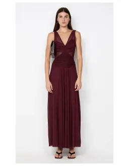 Bec Bridge Jimena Maxi Dress Plum Size 8 for rent on The Volte - image 3