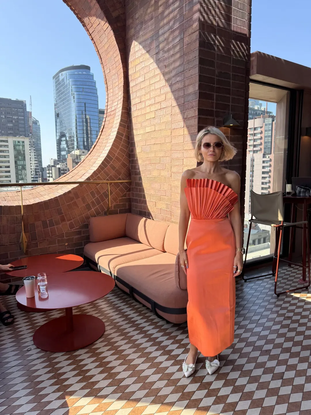 JUSTIN TONG RORY GOWN SIZE 12 for rent on The Volte - main image