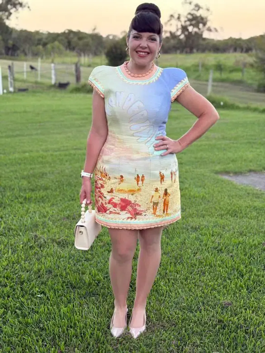 ZIMMERMANN COASTER STRUCTURED MINI DRESS SIZE 2/12 for rent on The Volte - main image