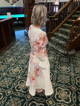 ZIMMERMANN CRUSH FRILL SLEEVE MIDI SIZE 2/12 for rent on The Volte - image 2