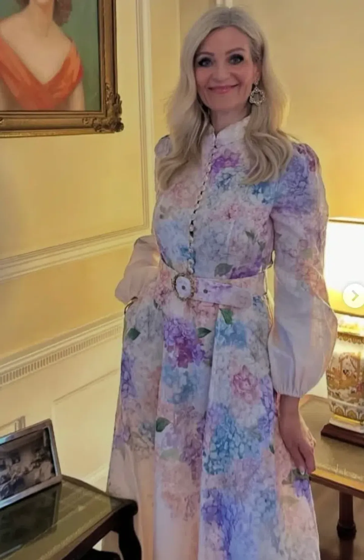 ZIMMERMANN DAWNING BUTTONED MIDI SIZE 2/12 for rent on The Volte - main image