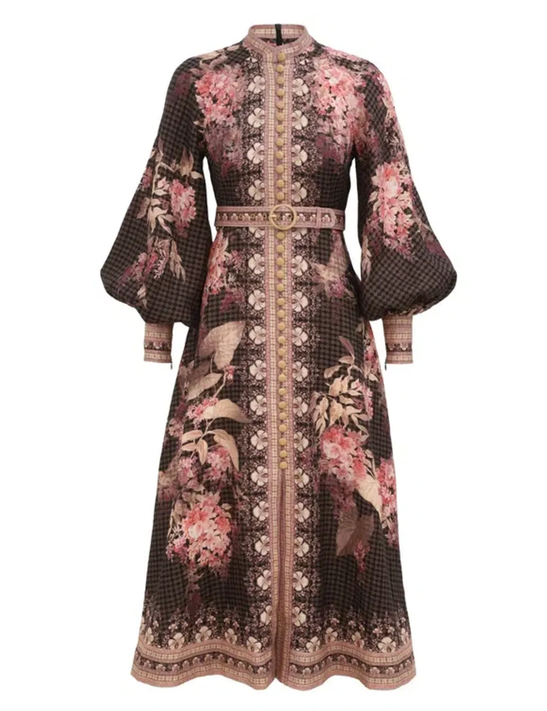 ZIMMERMANN ILLUMINATE BUTTONED MIDI SIZE 2/12 for rent on The Volte - main image