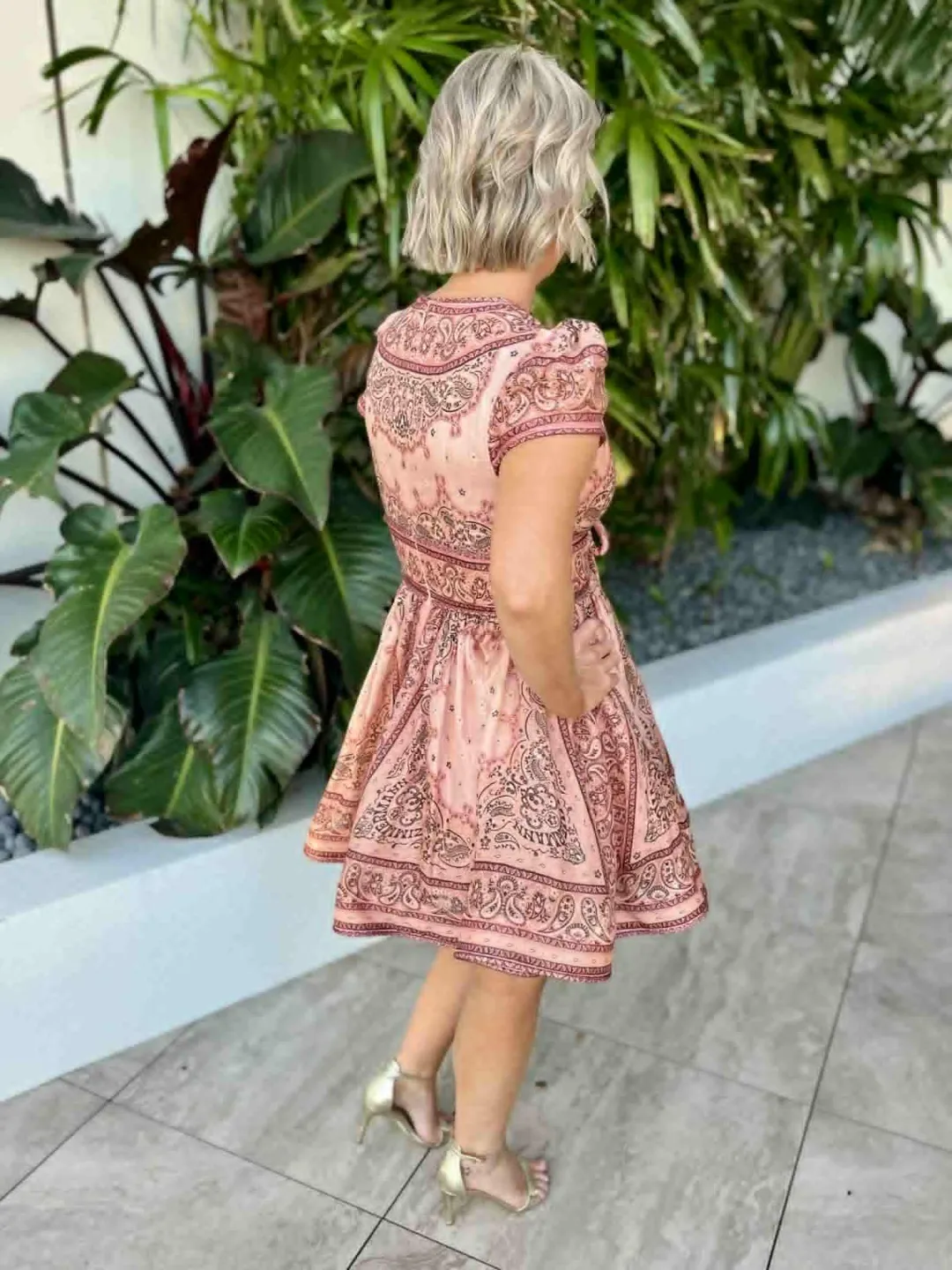 ZIMMERMANN MATCHMAKER STRUCTURED MINI DRESS SIZE 2/12 for rent on The Volte - main image