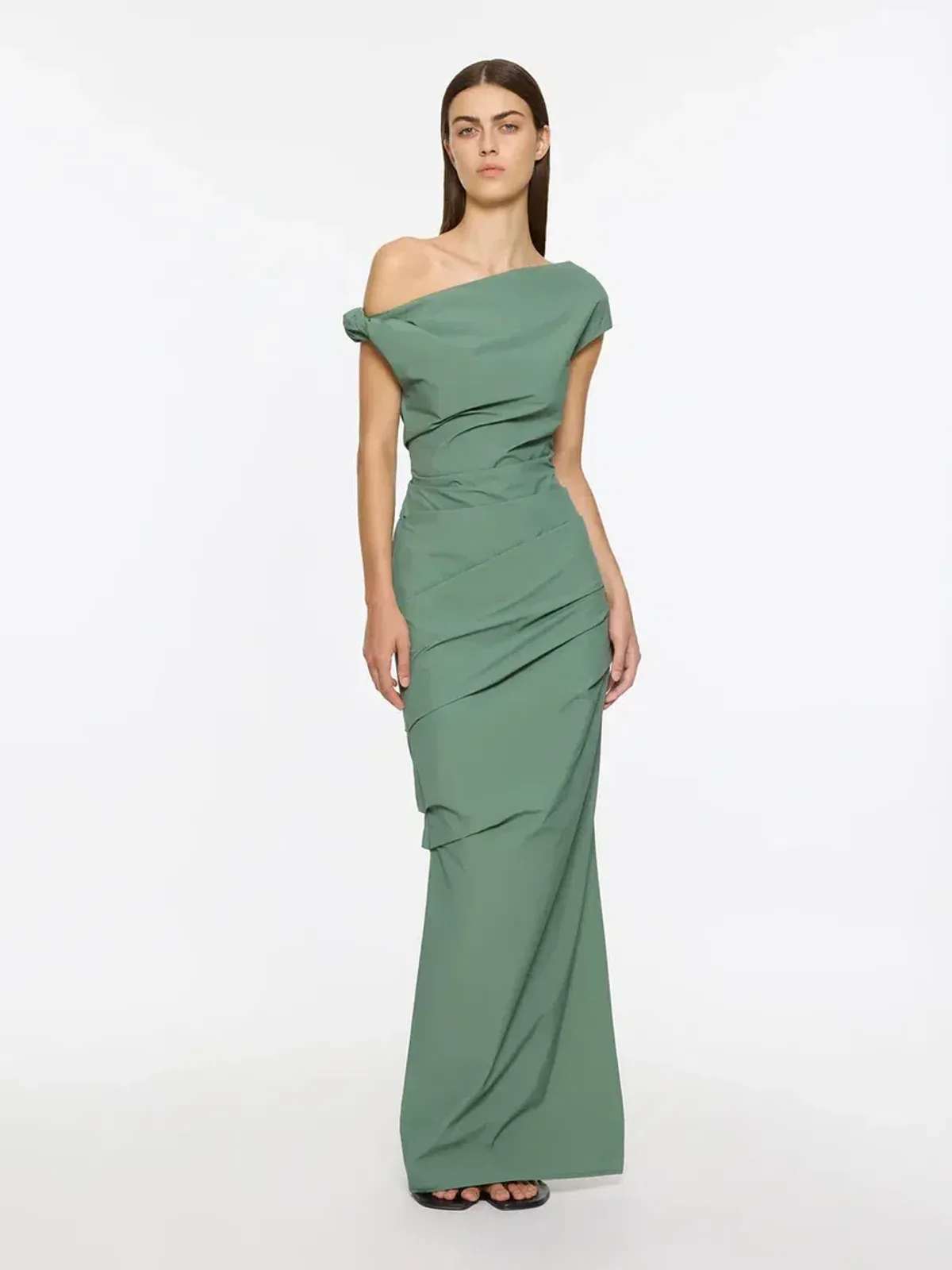 Paris Georgia Remmy Dress | Duck Green Size S for rent on The Volte - main image