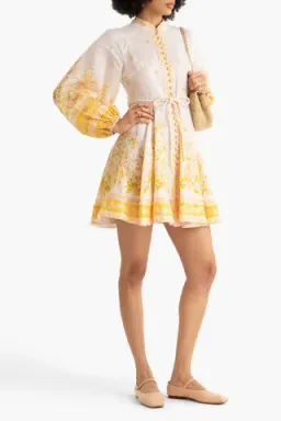ZIMMERMANN GOLDEN BUTTONED MINI SIZE 1/10 for rent on The Volte - image 1