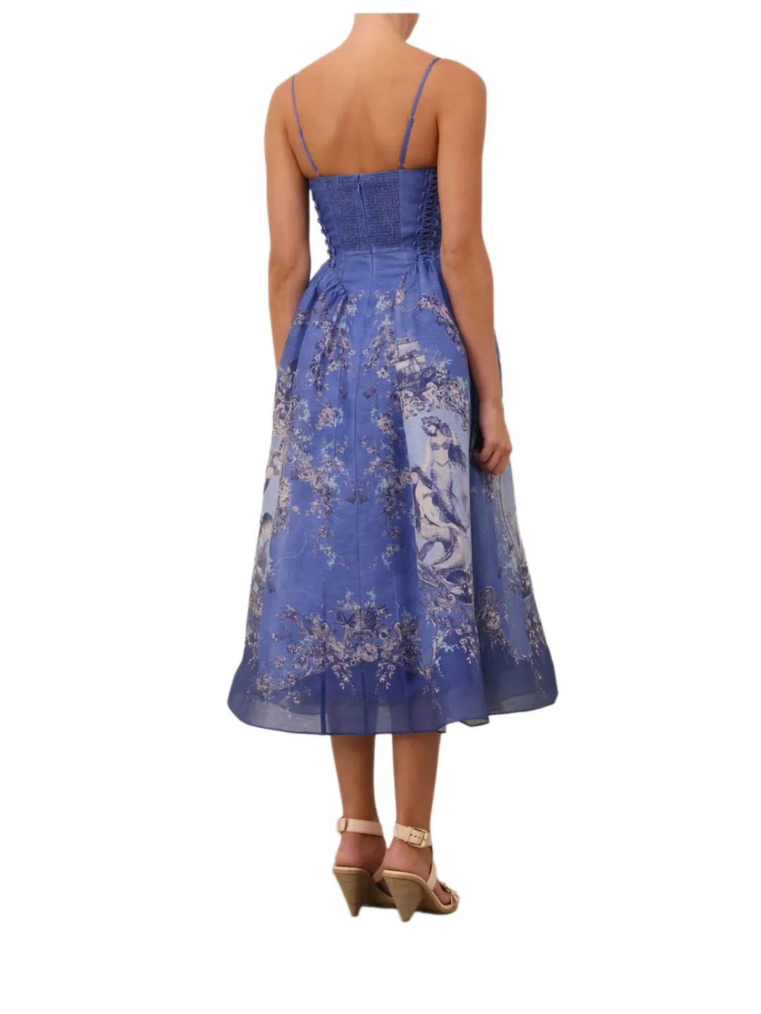 ZIMMERMANN REBELLION BEADED MIDI DRESS SIZE 1/10 for rent on The Volte - main image