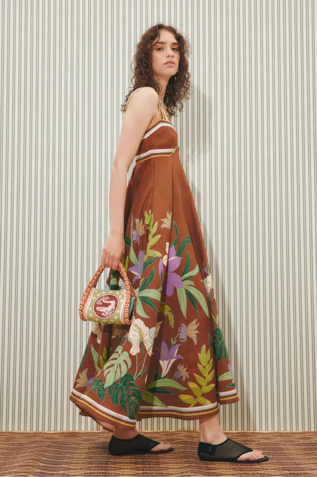 Alémais Alfie Twist Sundress Size 16 for rent on The Volte - main image