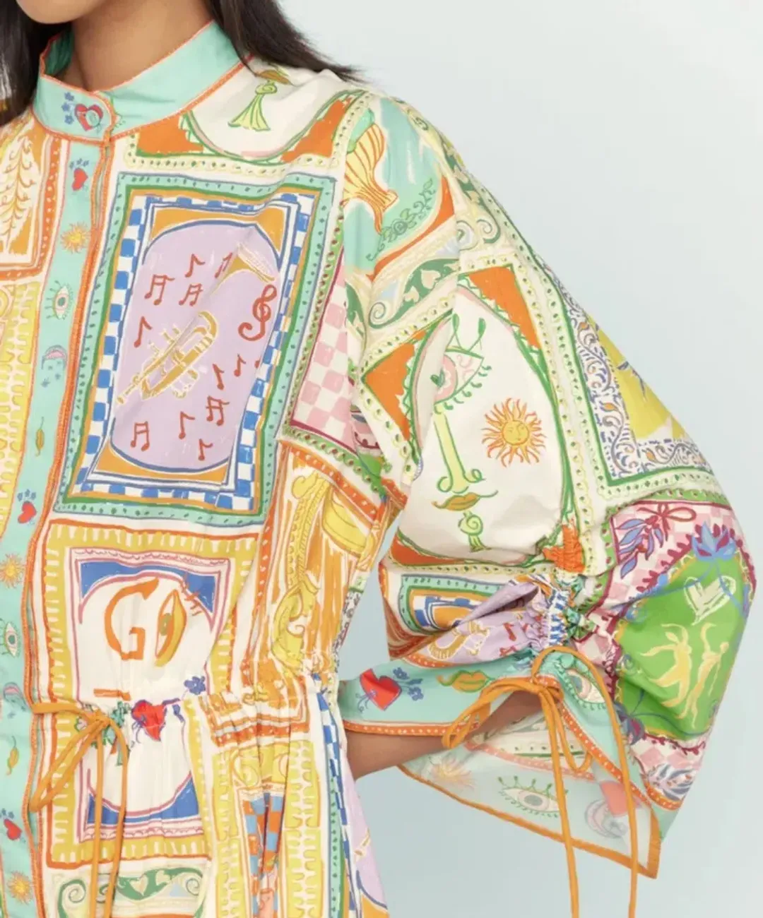 Alemais Holiday Go-to Mini Dress Multi Size AU 6 for rent on The Volte - main image