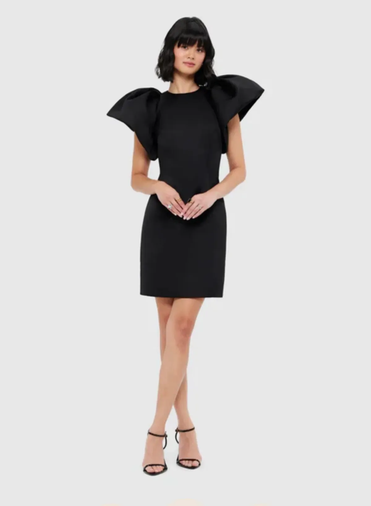 LEO LIN DAYNA MINI DRESS - EBONY- Size 12 for rent on The Volte - main image