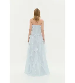 Aje Allairie Gown in Pastel Blue Size AU10 for rent on The Volte - image 3