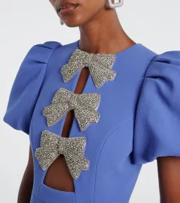 Rebecca Vallance Violetta Puff Sleeve Maxi Gown in Periwinkle Blue Size 12 for rent on The Volte - image 2