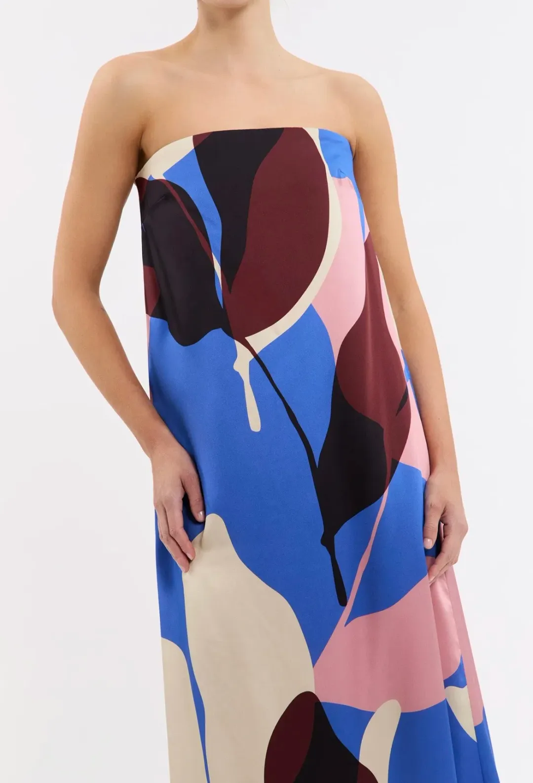 Rebecca Vallance Mika Maxi Dress Gown | Size 16 for rent on The Volte - main image