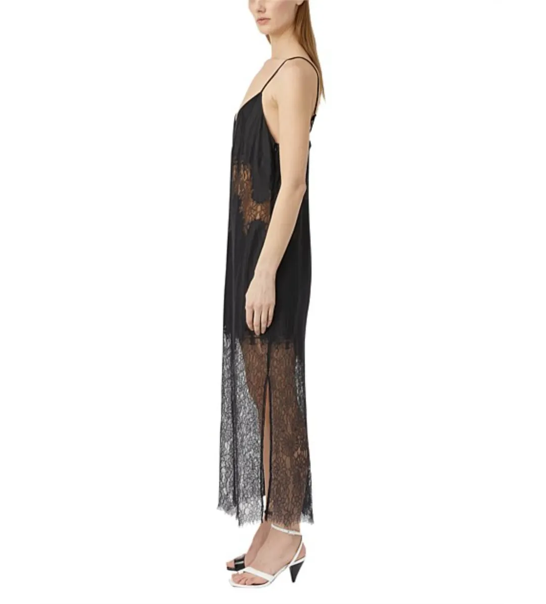 Camilla And Marc Filigree Lace Dress in Black Size AU10 for rent on The Volte - main image