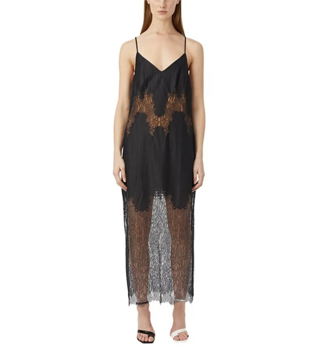 Camilla And Marc Filigree Lace Dress in Black Size AU10 for rent on The Volte - main image