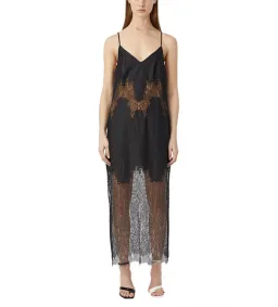 Camilla And Marc Filigree Lace Dress in Black Size AU10 for rent on The Volte - image 1