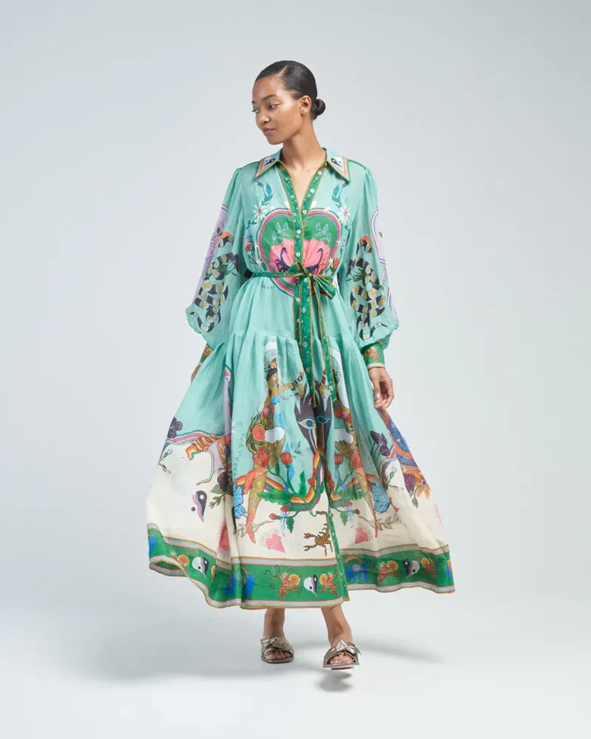 Alemais Evergreen Shirt Dress Size AU 12 for rent on The Volte - main image