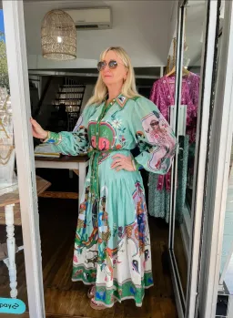 Alemais Evergreen Shirt Dress Size AU 12 for rent on The Volte - image 4