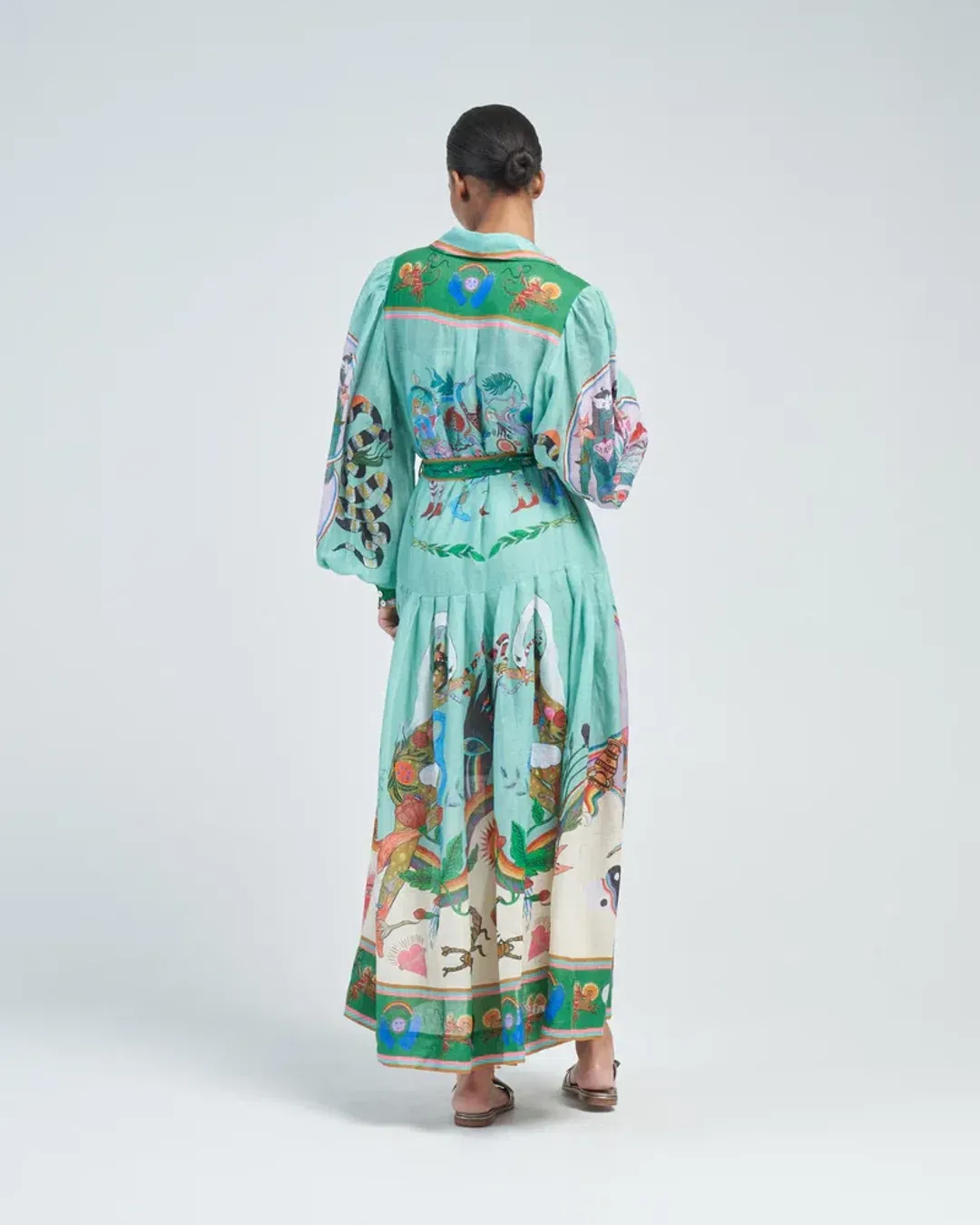 Alemais Evergreen Shirt Dress Size AU 12 for rent on The Volte - main image