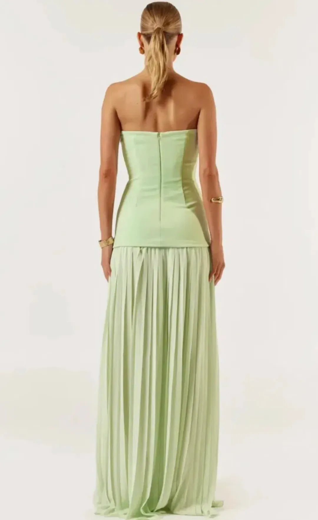 SHE IS OLLA/JEFRE SEI | NICOLETTE DRESS | MINT | SIZE AU 8 for rent on The Volte - main image