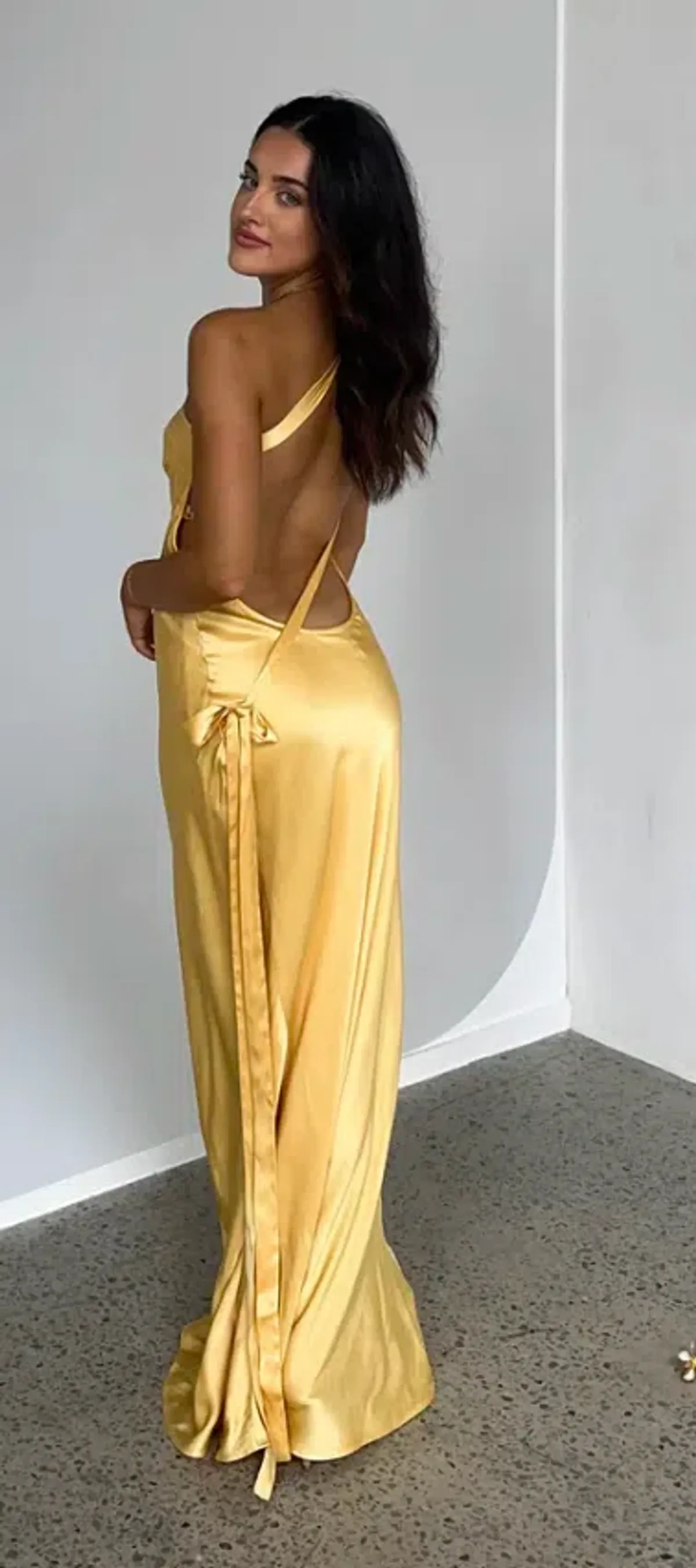 Arcina Ori Monique Dress- Yellow  for rent on The Volte - main image