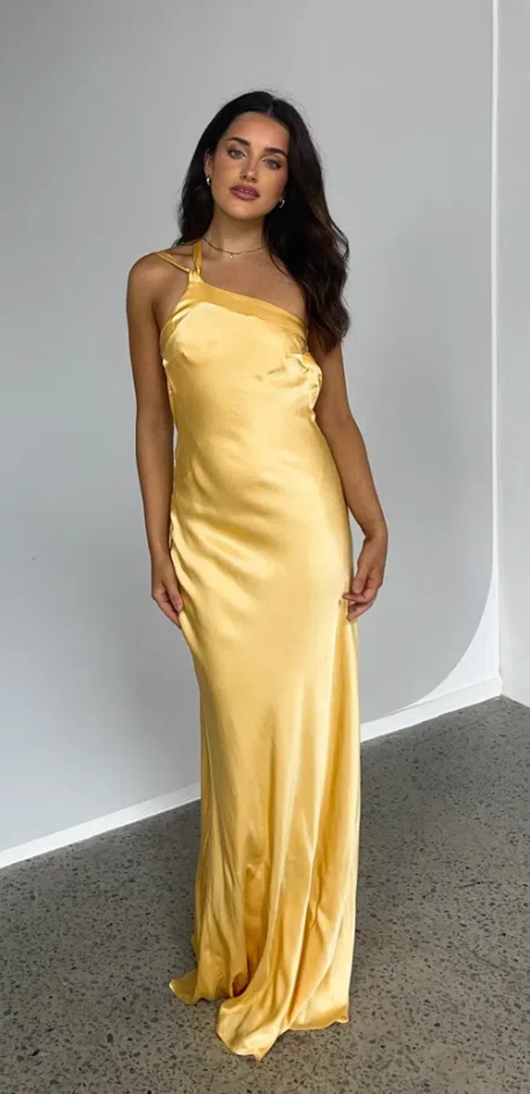 Arcina Ori Monique Dress- Yellow  for rent on The Volte - main image