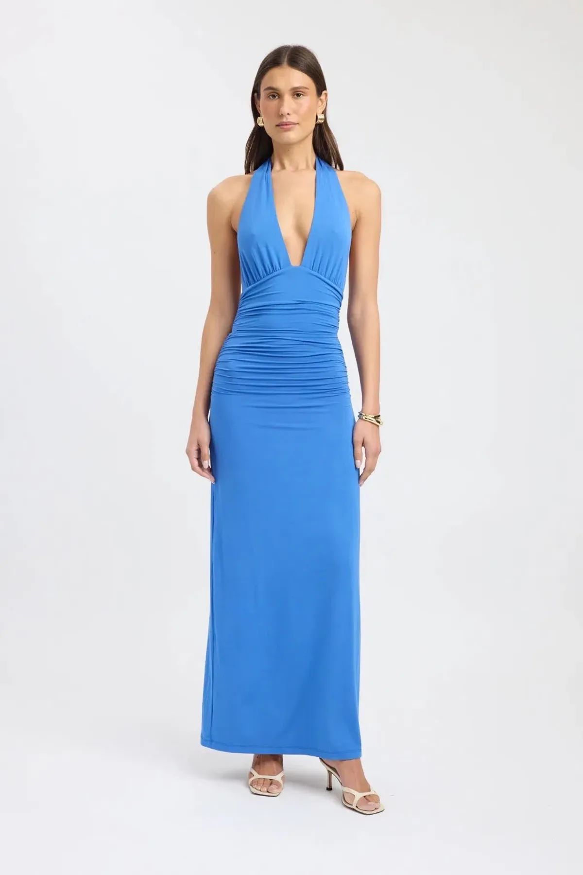 KOOKAI | LENI MAXI DRESS| SAPPHIRE BLUE | SIZE AU 6 for rent on The Volte - main image