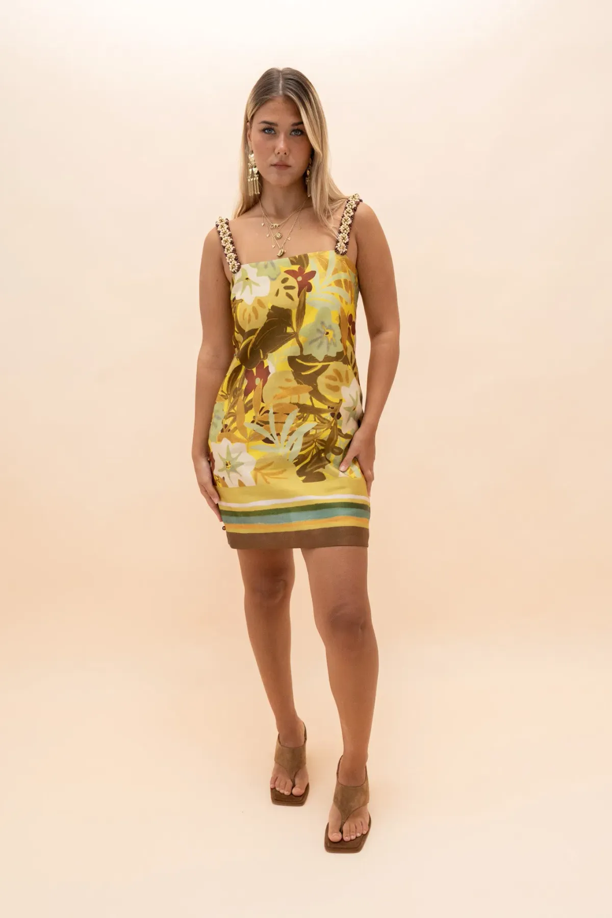 ALEMAIS MAXI MINI DRESS SIZE 8 for rent on The Volte - main image