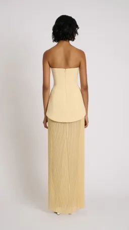 Eliya the Label Leo Dress in Lemon Size XS (6) for rent on The Volte - image 4