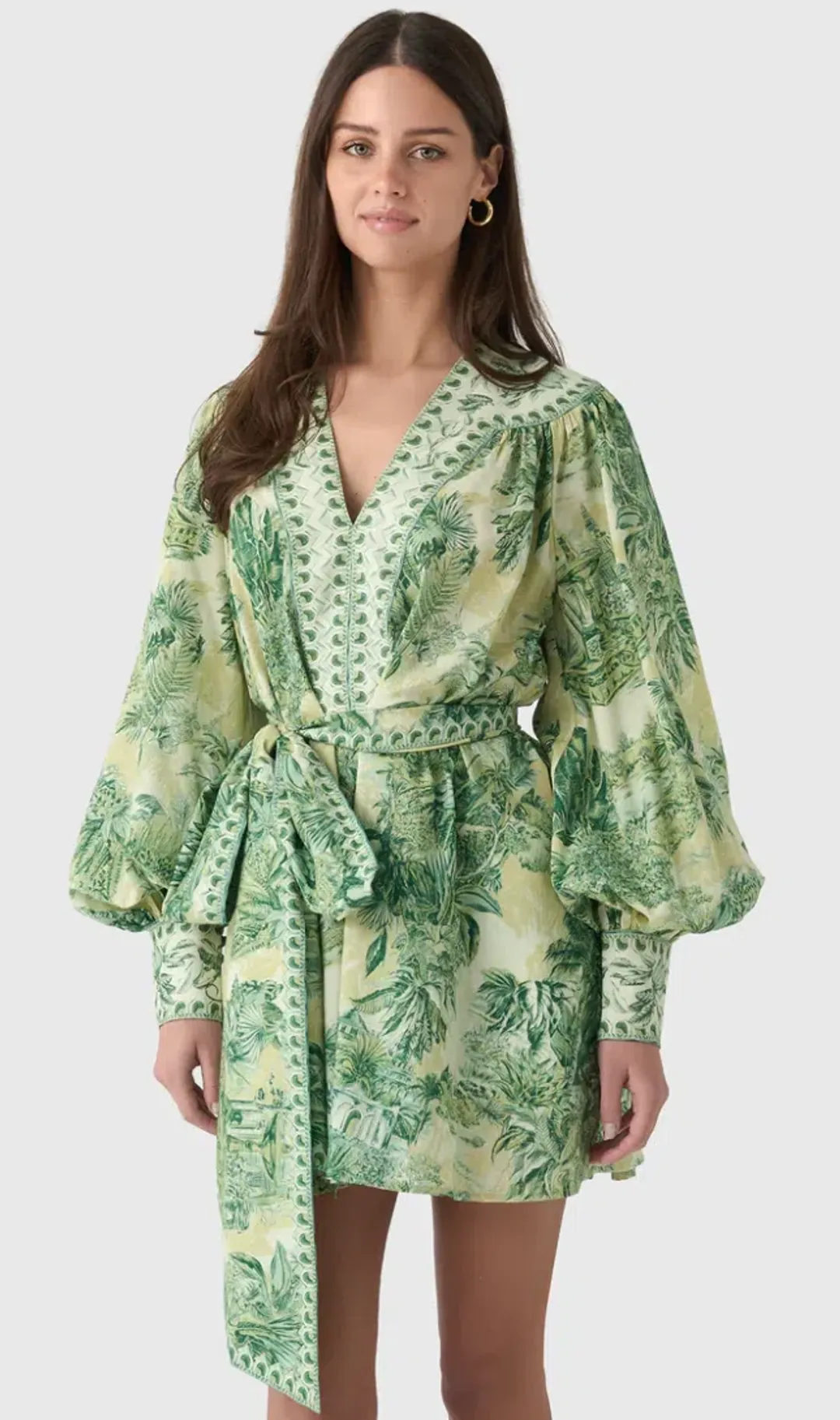 ALEMAIS SARA MINI DRESS SIZE 10 for rent on The Volte - main image