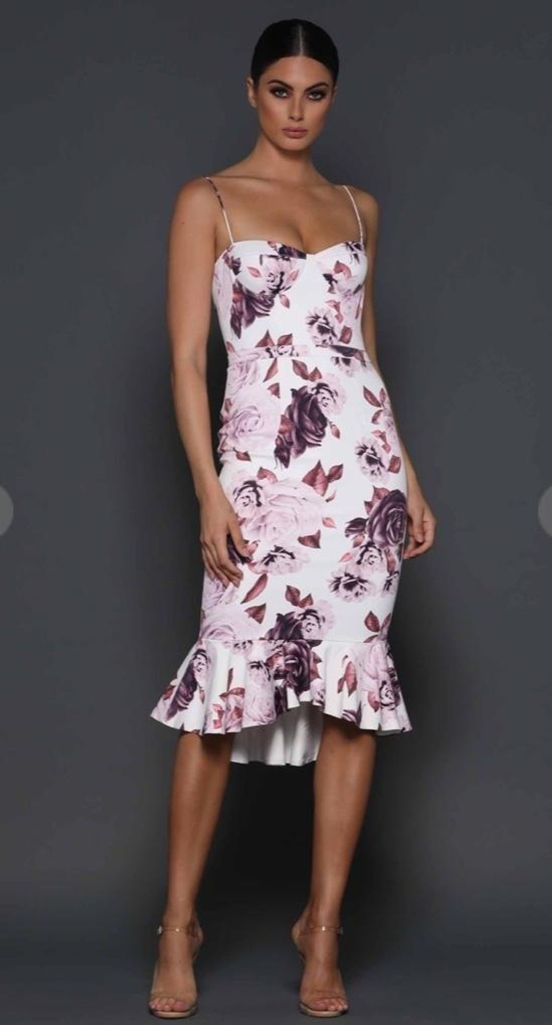 Elle Zeitoune Camelia Floral Dress Size 10  for rent on The Volte - main image