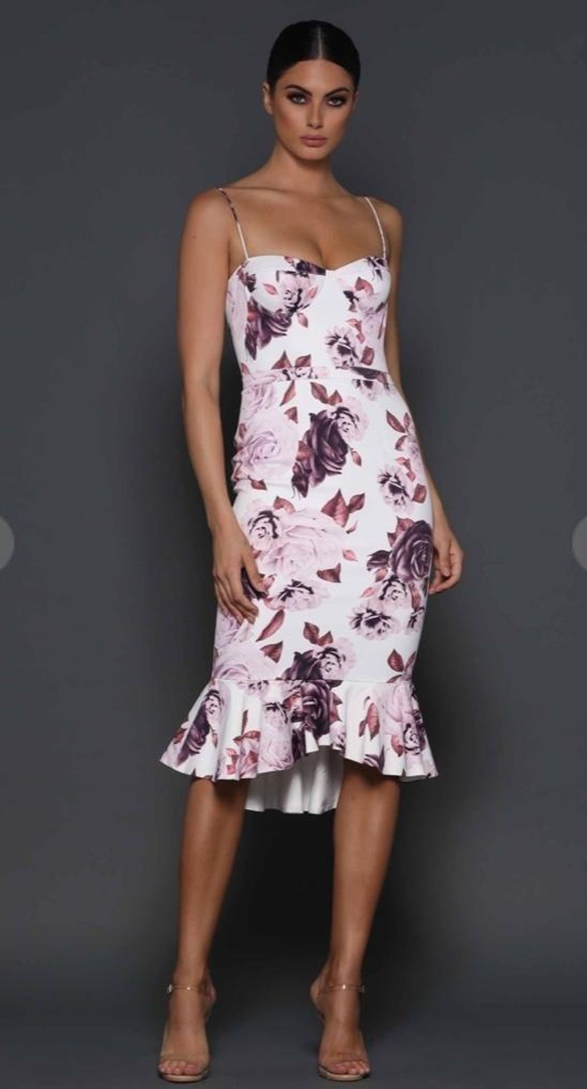 Elle Zeitoune Camelia Floral Dress Size 10  for rent on The Volte - main image