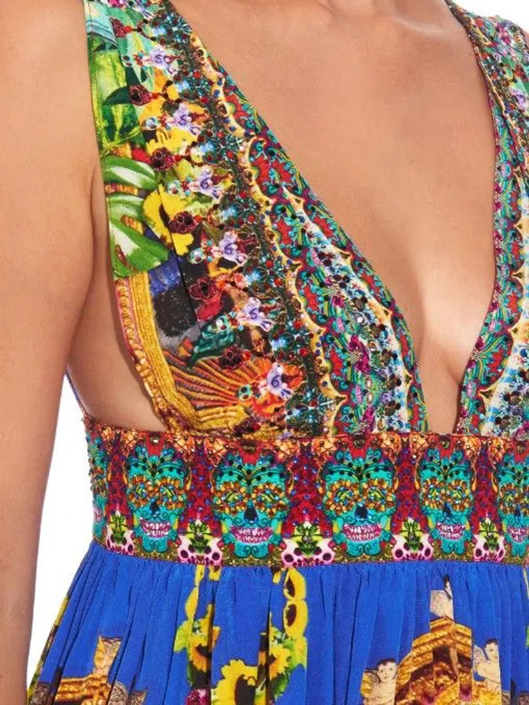 Camilla Flower of 400 Lives Maxi Dress Print Size 2  for rent on The Volte - main image