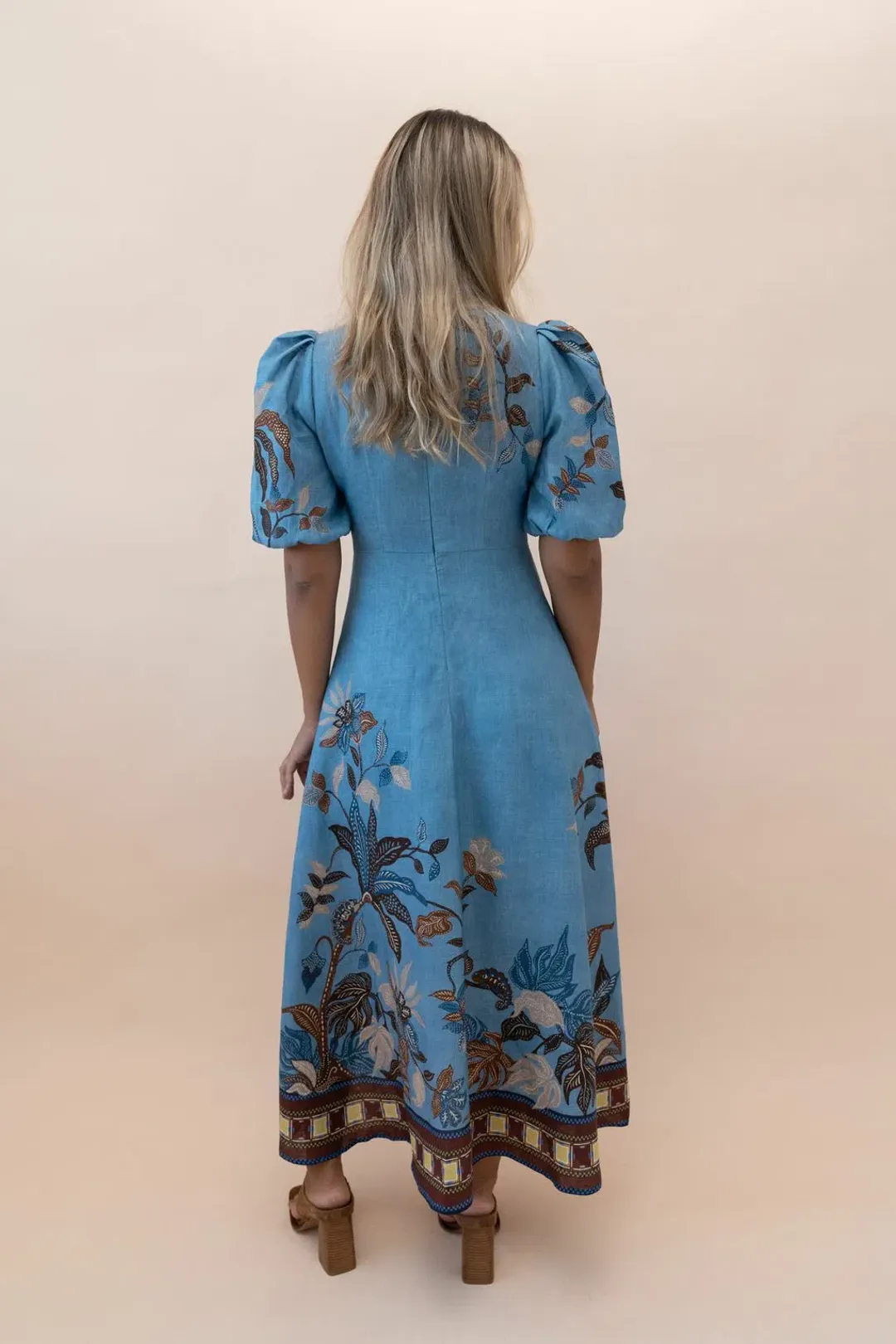 ALEMAIS GEORGIE MIDI DRESS SIZE 12 for rent on The Volte - main image