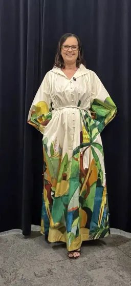 ALEMAIS MOKSHINI SHIRTDRESS SIZE 12 [VERY RELAXED FIT] for rent on The Volte - image 1