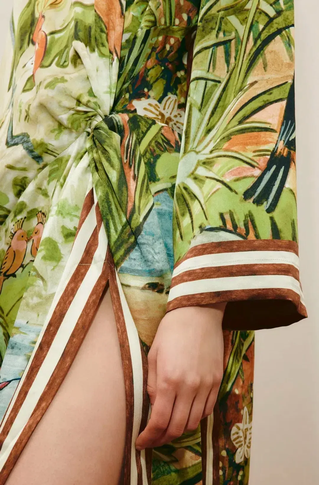 Alemais Toucan Tango Silk Midi Size 14 for rent on The Volte - main image