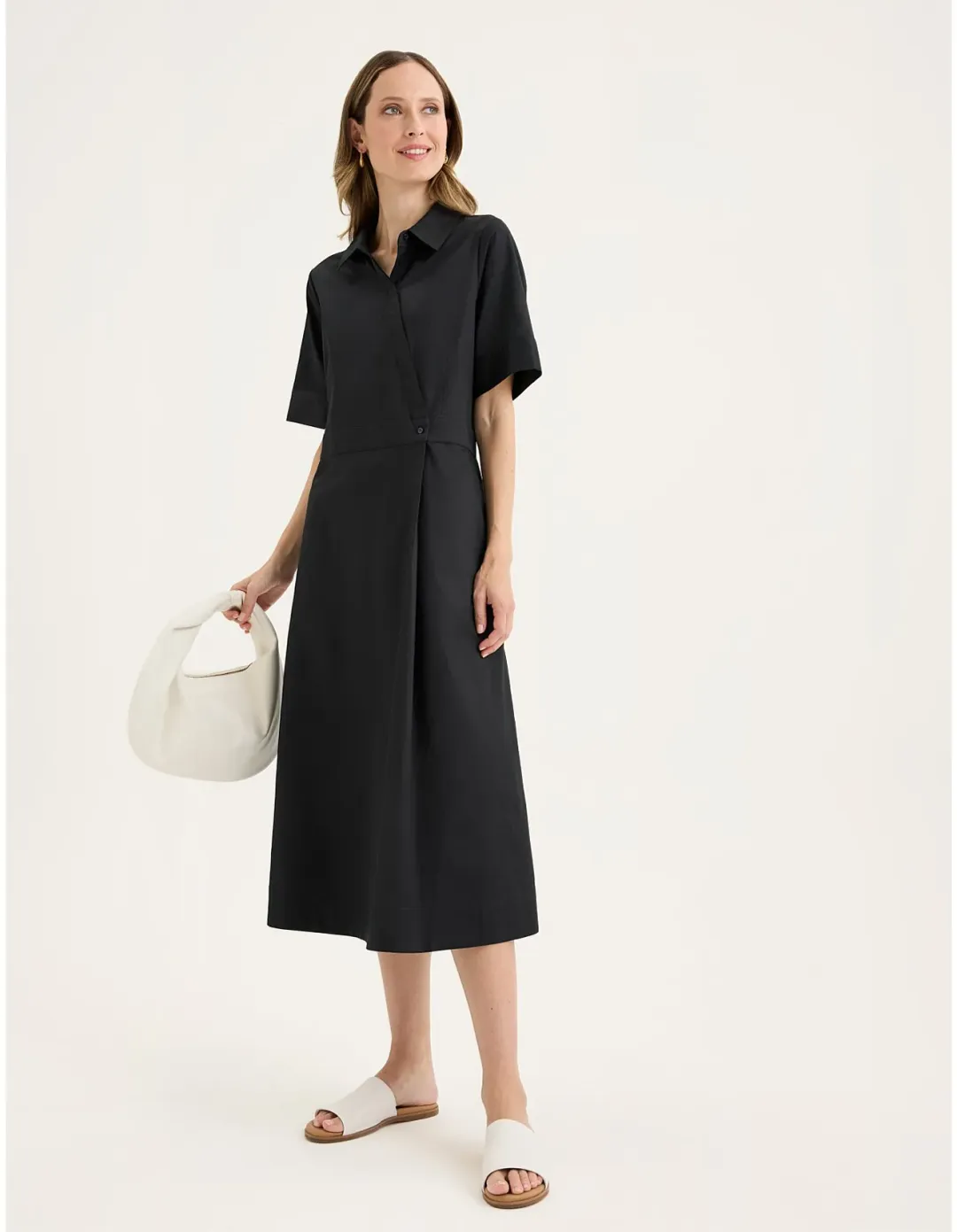 Yarra Trail Burleigh Dress Black Size 12 for rent on The Volte - main image