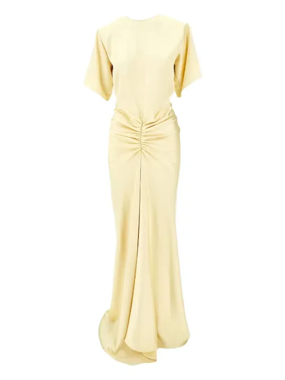 The Andamane Iris Maxi Dress Yellow/Butter for rent on The Volte - main image