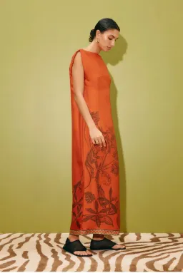 Alémais Monkey Dance Silk Midi Size 12AU for rent on The Volte - image 2