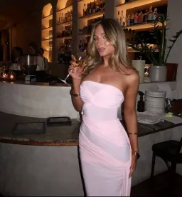 Natalie Rolt Miranda Gown Blossom Pink Size 0 / AU 6 for rent on The Volte - image 4