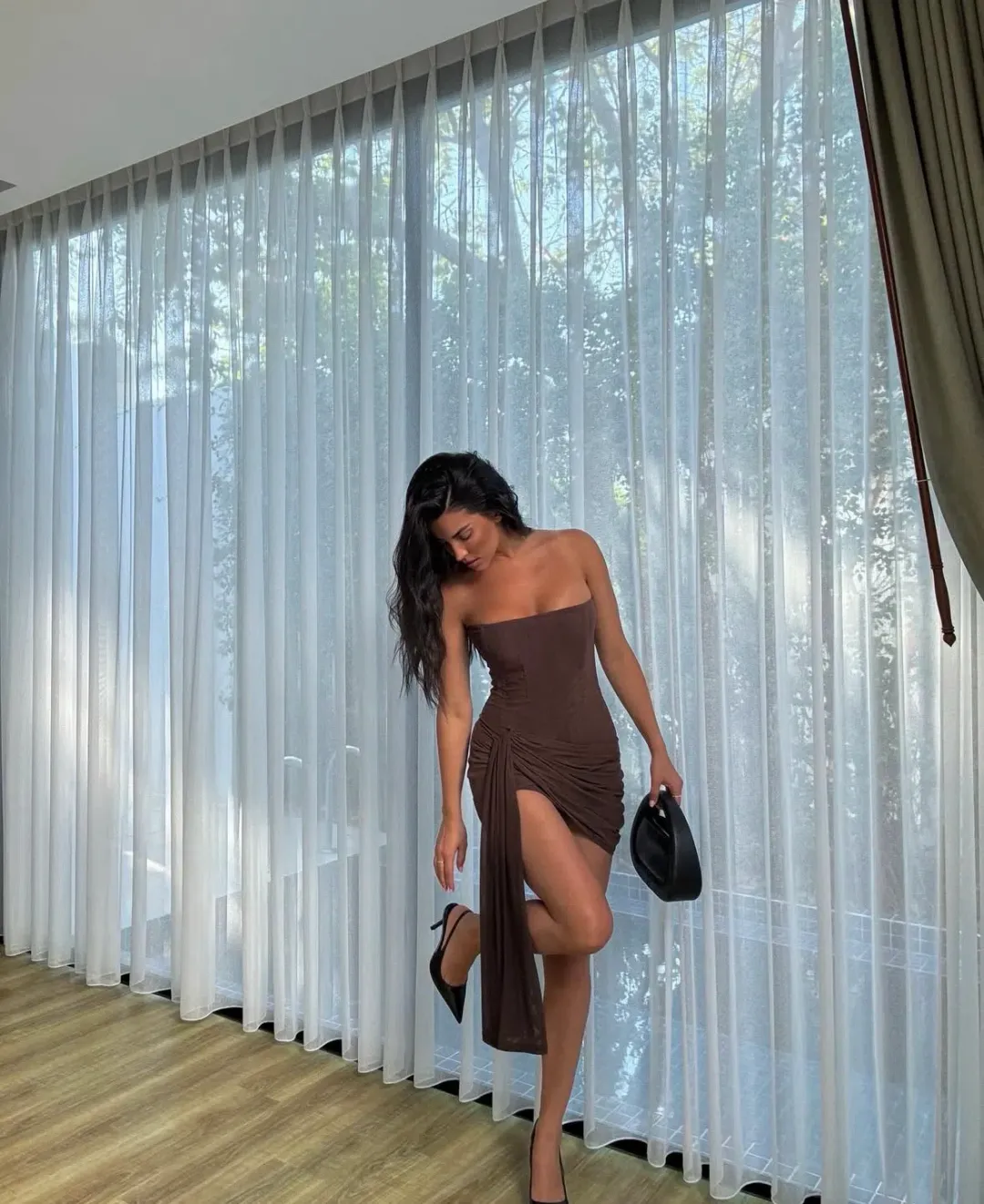 Leau Mini Corset Dress size small for rent on The Volte - main image