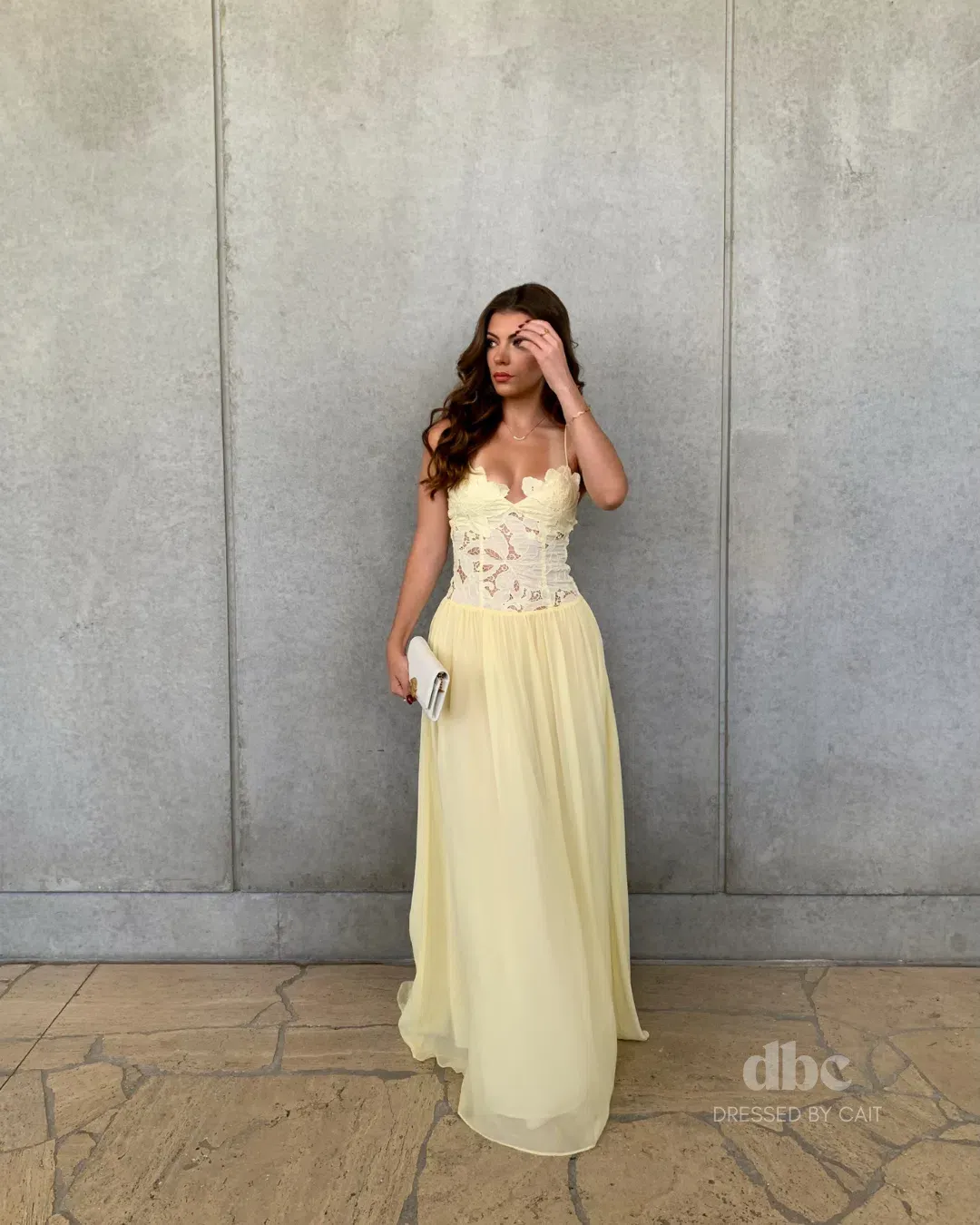 Hansen and Gretel Stephanie Gown Butter size 6 for rent on The Volte - main image